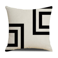 HKM-790803 Super Soft Printed Cushion Cover in Brushed Cloth and Imitation Linen, 45x45cm