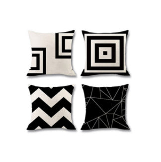 HKM-790803 Super Soft Printed Cushion Cover in Brushed Cloth and Imitation Linen, 45x45cm