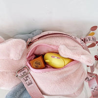 HKM-790931 Kawaii Pink Horse Plush Backpack for Kids - Soft Stuffed Toy with Versatile Design