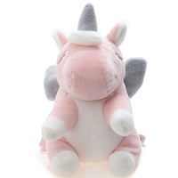 HKM-790931 Kawaii Pink Horse Plush Backpack for Kids - Soft Stuffed Toy with Versatile Design