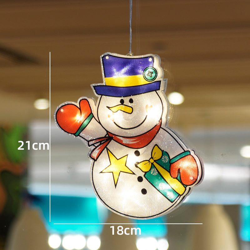 HKM-791123 Luminous Christmas Suction Cup Light for Tree and Outdoor Decoration