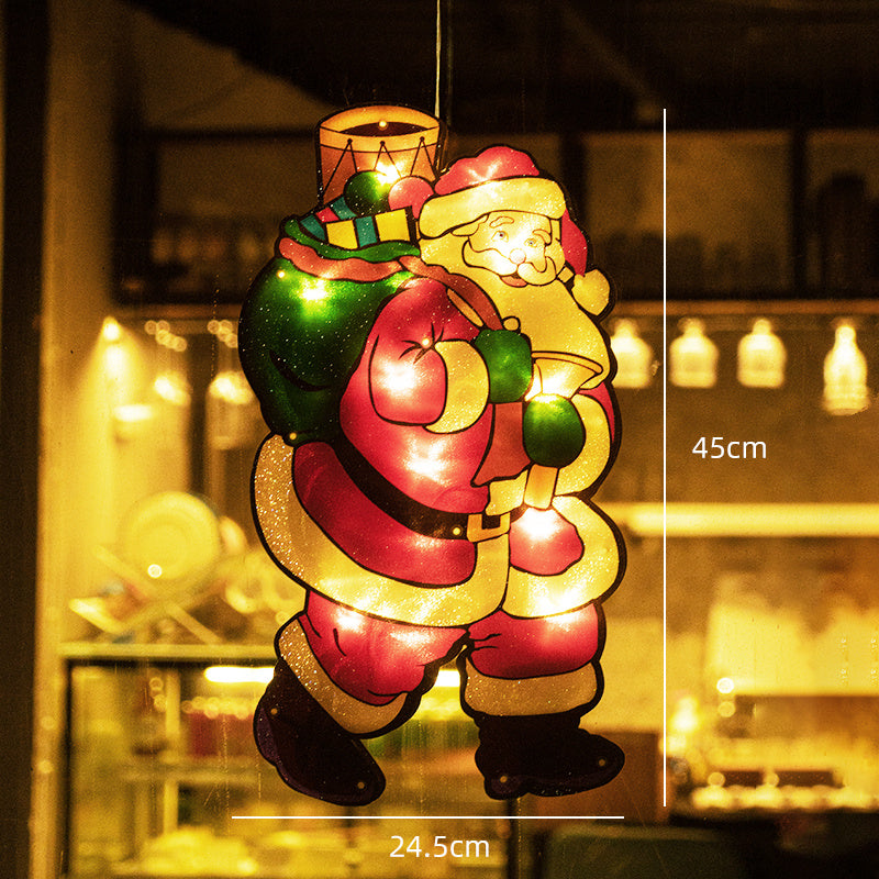 HKM-791123 Luminous Christmas Suction Cup Light for Tree and Outdoor Decoration