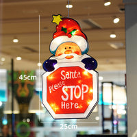 HKM-791123 Luminous Christmas Suction Cup Light for Tree and Outdoor Decoration