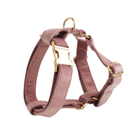 HKM-791187 Light Purple Velvet Dog Collar with Matching Leash and Accessories Set