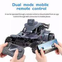 HKM-791251 Alloy Remote-Controlled Off-Road Car with Real-Time Video Transmission, Integrated Camera, and USB Charging