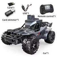 HKM-791251 Alloy Remote-Controlled Off-Road Car with Real-Time Video Transmission, Integrated Camera, and USB Charging