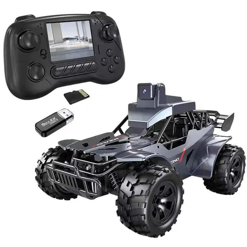 HKM-791251 Alloy Remote-Controlled Off-Road Car with Real-Time Video Transmission, Integrated Camera, and USB Charging