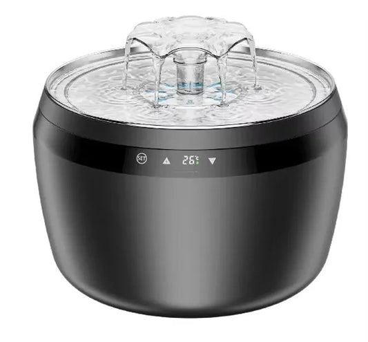 KTX-791443 Automatic 304 Stainless Steel Cat Water Dispenser with Temperature Control