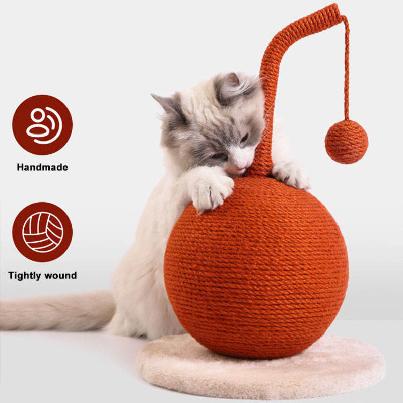 HKM-791443 Creative Teasing Cat Claw Sharpening Artifact Interactive Toy Fruit Ball