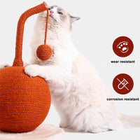 HKM-791443 Creative Teasing Cat Claw Sharpening Artifact Interactive Toy Fruit Ball