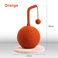HKM-791443 Creative Teasing Cat Claw Sharpening Artifact Interactive Toy Fruit Ball