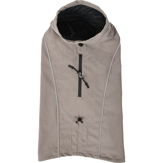 HKM-791507 Outdoor Soft Shell Jacket for Dogs – Waterproof, Stylish, and Comfortable in Rock Brown, Blue, and Black (Sizes XS-3XL)