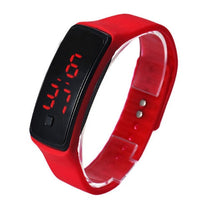 HKM-791507 Silicone Digital LED Bracelet Watch for Men and Women - Waterproof Sports Style with Time and Weather Display