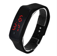 HKM-791507 Silicone Digital LED Bracelet Watch for Men and Women - Waterproof Sports Style with Time and Weather Display