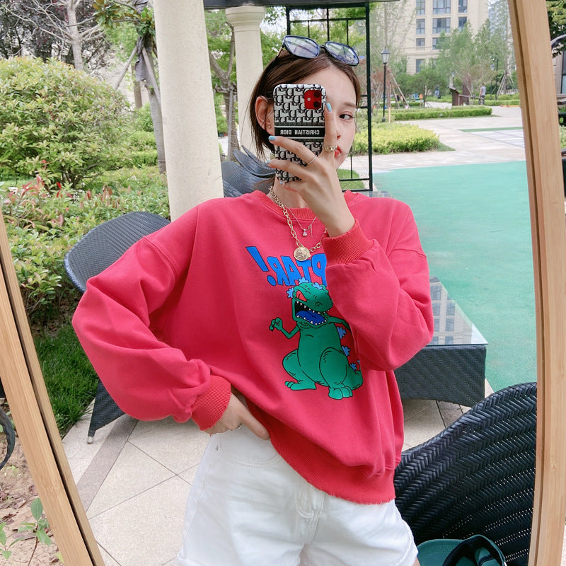 HKM-791571 Two-Legged Cartoon Print Pet Parent-Child Sweater in Multiple Colors