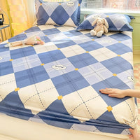 HKM-791635 Cartoon Anime Pure Cotton Fitted Bed Sheet - Multiple Sizes Available