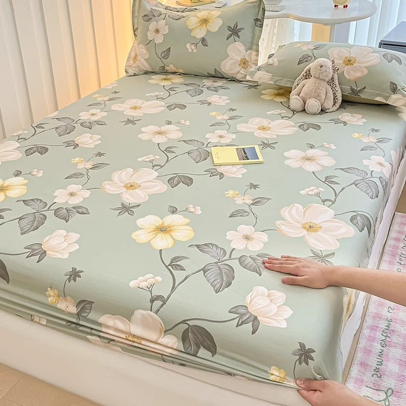 KTX-791635 Cartoon Anime Pure Cotton Fitted Bed Sheet - Multiple Sizes Available