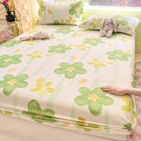HKM-791635 Cartoon Anime Pure Cotton Fitted Bed Sheet - Multiple Sizes Available