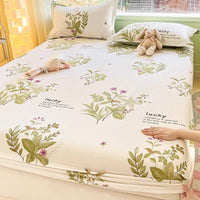 HKM-791635 Cartoon Anime Pure Cotton Fitted Bed Sheet - Multiple Sizes Available
