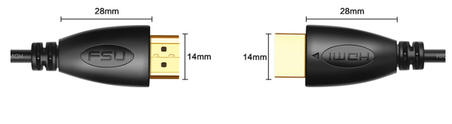 HKM-791699 HDMI HD 1.4V Cable for Computer, TV, and Set-Top Box - Oxygen-Free Copper, Length Options 0.5m to 20m