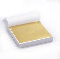 HKM-791763 Gold Foil Sheets - Metallic Coated Paper for Packaging and Decoration, 9x9 cm