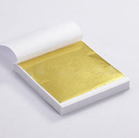 HKM-791763 Gold Foil Sheets - Metallic Coated Paper for Packaging and Decoration, 9x9 cm
