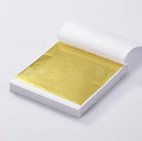 HKM-791763 Gold Foil Sheets - Metallic Coated Paper for Packaging and Decoration, 9x9 cm