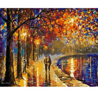 HKM-791827 Hand-Painted DIY Landscape Painting Set with Environmentally Friendly Acrylic Pigment