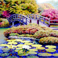 HKM-791827 Hand-Painted DIY Landscape Painting Set with Environmentally Friendly Acrylic Pigment