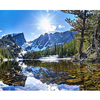 HKM-791827 Hand-Painted DIY Landscape Painting Set with Environmentally Friendly Acrylic Pigment