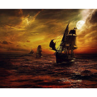 HKM-791827 Hand-Painted DIY Landscape Painting Set with Environmentally Friendly Acrylic Pigment