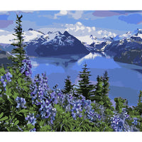 HKM-791827 Hand-Painted DIY Landscape Painting Set with Environmentally Friendly Acrylic Pigment
