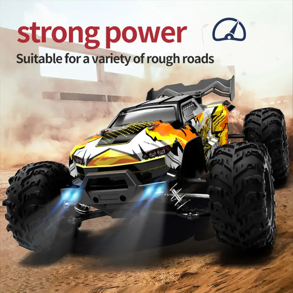 HKM-791827 High-Speed 4WD Off-Road Remote Control Car with LED Headlights for Kids and Teens