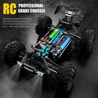 HKM-791827 High-Speed 4WD Off-Road Remote Control Car with LED Headlights for Kids and Teens