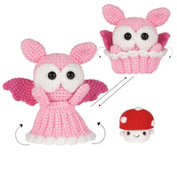 HKM-791955 Crochet Doll Material Pack for Knitting Wool Ornaments – Bohemian and Japanese Styles