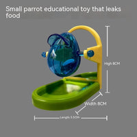 HKM-792083 Parrot Food Leakage Training Toy - Durable and Safe Foraging Feeder for Birds and Small Pets