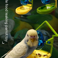 HKM-792083 Parrot Food Leakage Training Toy - Durable and Safe Foraging Feeder for Birds and Small Pets