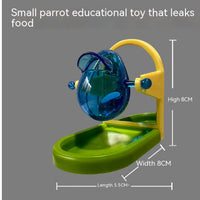 HKM-792083 Parrot Food Leakage Training Toy - Durable and Safe Foraging Feeder for Birds and Small Pets