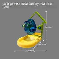 HKM-792083 Parrot Food Leakage Training Toy - Durable and Safe Foraging Feeder for Birds and Small Pets