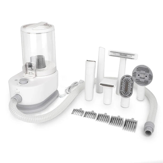 KTX-792083 Pet Grooming Kit with Vacuum Electric Trimmer and Hair Dryer for Cats