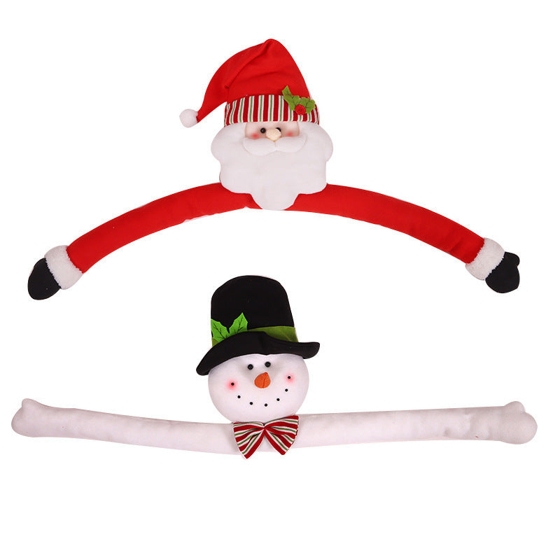 HKM-792595 Santa Claus Snowman Tree Top Ornament for Christmas Decor