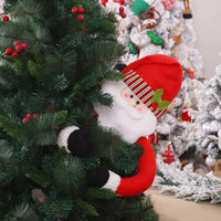 HKM-792595 Santa Claus Snowman Tree Top Ornament for Christmas Decor