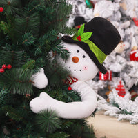 HKM-792595 Santa Claus Snowman Tree Top Ornament for Christmas Decor