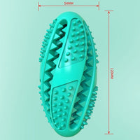 HKM-792659 Eco-Friendly Round Rubber Dog Toy Ball for Dental Care and Treat Dispensing