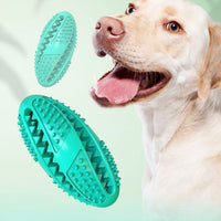 HKM-792659 Eco-Friendly Round Rubber Dog Toy Ball for Dental Care and Treat Dispensing