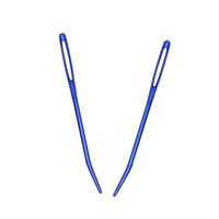 HKM-792659 Knitting Needles Set - Multi-Color 70mm Big Eye Elbow Metal Yarn Needles for Hand Knitting