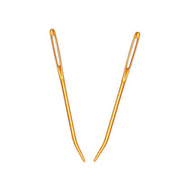 HKM-792659 Knitting Needles Set - Multi-Color 70mm Big Eye Elbow Metal Yarn Needles for Hand Knitting