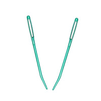 HKM-792659 Knitting Needles Set - Multi-Color 70mm Big Eye Elbow Metal Yarn Needles for Hand Knitting