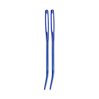 HKM-792659 Knitting Needles Set - Multi-Color 70mm Big Eye Elbow Metal Yarn Needles for Hand Knitting