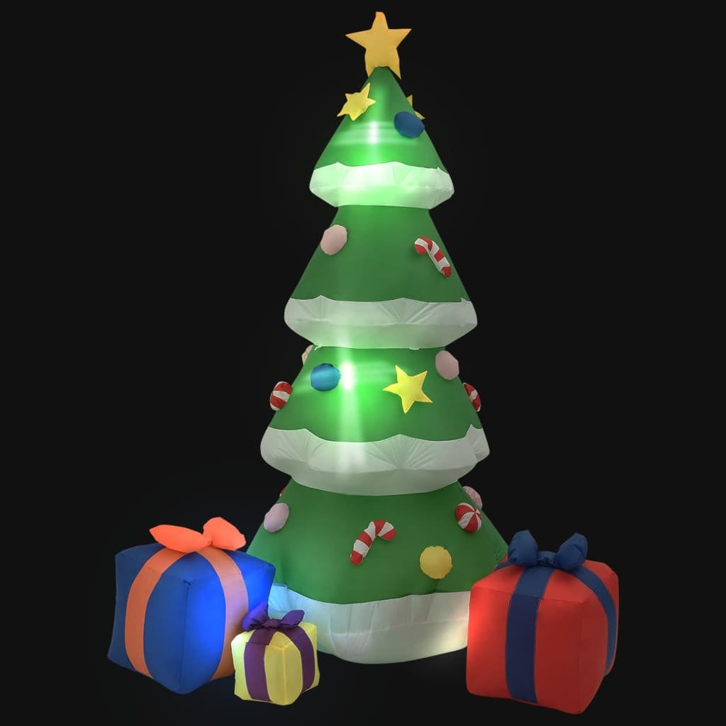 HKM-792787 Giant Inflatable LED Christmas Tree Decoration for Indoor and Outdoor Use, 240 cm